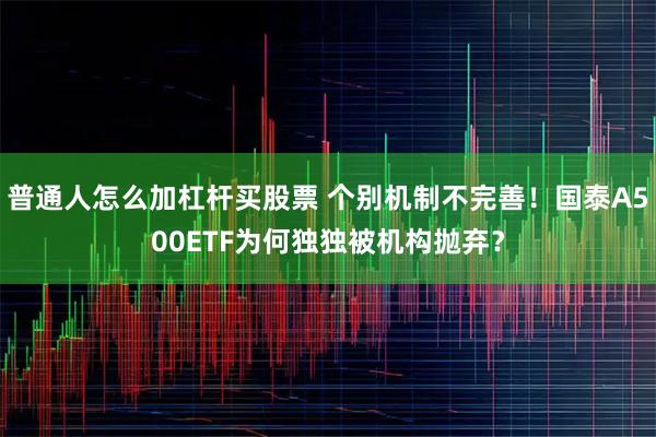 普通人怎么加杠杆买股票 个别机制不完善！国泰A500ETF为何独独被机构抛弃？