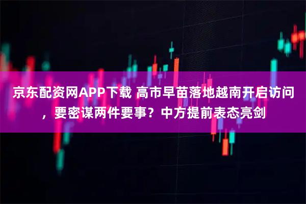 京东配资网APP下载 高市早苗落地越南开启访问，要密谋两件要事？中方提前表态亮剑